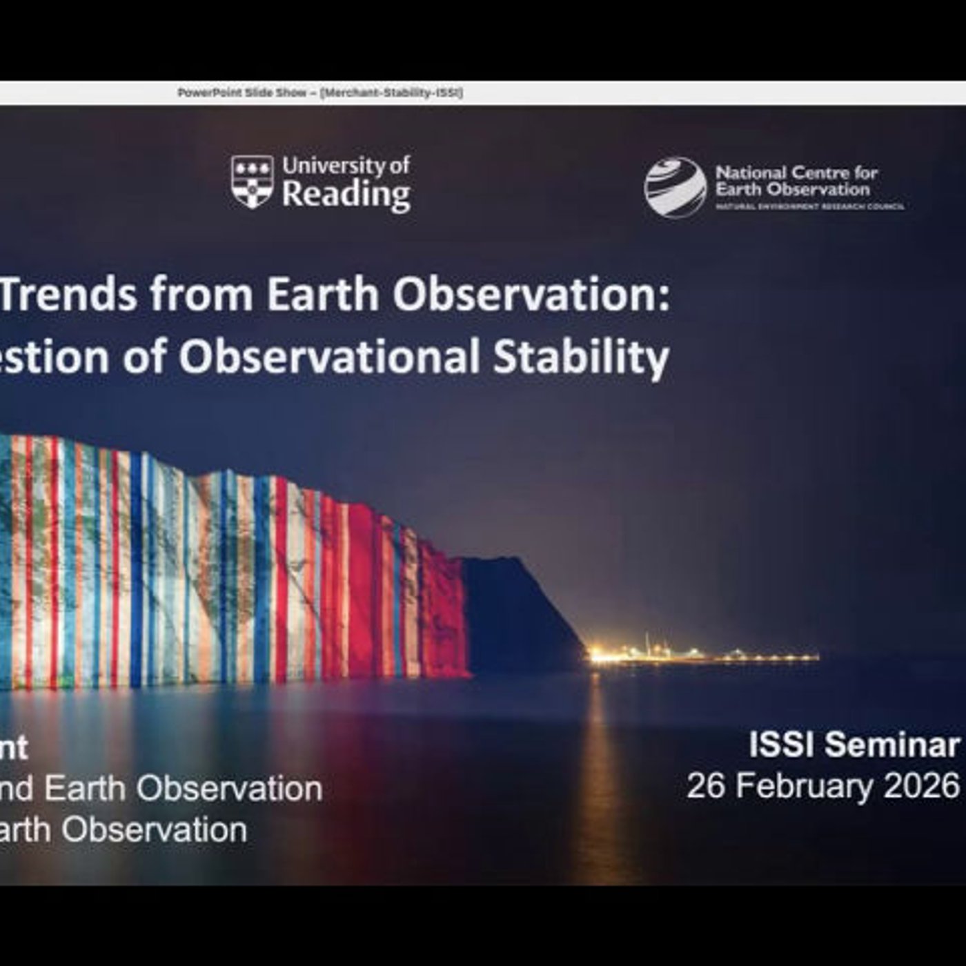 Climatic Trends: The Question of Observational Stability with Christopher Merchant episode artwork