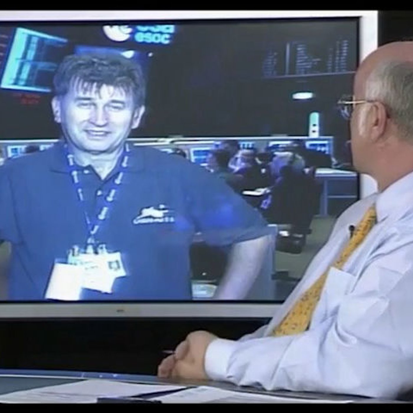 Excerpt of the Huygens mission event on 14 January 2005 at ESA episode artwork